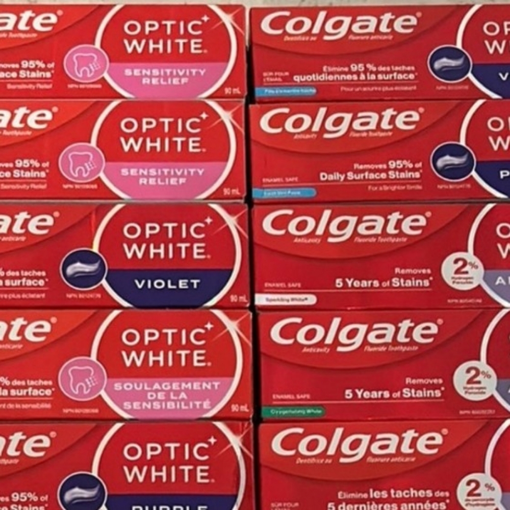 Colgate Optic White Toothpaste Set X 10